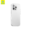 Blueo iPhone 16 Pro Uyumlu Slim ince Anti-Drop Darbe Emici Sararmaya Dayanıklı Crystal+ Drop Şeffaf Silikon Kılıf