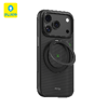 Blueo iPhone 17 Pro Max Uyumlu MagSafe Stant Özellikli Anti-Drop Darbe Emici Armor Aramid Fiber Kılıf