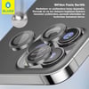 Blueo Metal Frame iPhone 17 Pro Uyumlu Orijinal Metal Kozmik / Abis Mavi Blue Kamera Lens Koruyucu
