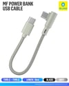 Blueo PD 20W MF MagSafe Uyumlu Type-C Çift Çıkışlı 10000 Mah Standlı Kablosuz Powerbank Şarj Aleti Beyaz