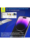 Blueo Sapphire Privacy iPhone 17 Pro Max Uyumlu Aparatlı 9 MOhs %99 Orijinal Safir Hayalet Ekran Koruyucu