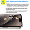 Full Clear Cover iPhone 12 Pro Max Uyumlu Komple Şeffaf Parmak izine Dayanıklı 9H Cam Ekran Koruyucu