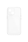 iPhone 13 / 14 Uyumlu Kartlık Detaylı Şeffaf Silikon Kılıf | Yuki Serisi