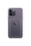 iPhone 14 Pro Max Uyumlu Kartlık Detaylı Silikon Kılıf | Yuki Serisi
