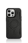 iPhone 14 Pro Max Uyumlu MagSafe Destekli Aramid Fiber Darbe Emici Punk Zırh Kılıf