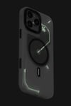 iPhone 16 Pro Max Uyumlu Karanlıkta Hafif Parıldayan MagSafe Özellikli A16 Frosted Kılıf