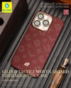 iPhone 16 Pro Max Uyumlu MagSafe Özellikli Orijinal Karbon Gilded Tactile Aramid Fiber Slim Kılıf