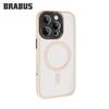 iPhone 16 Pro Uyumlu Anti-Shock MagSafe Kamera Lens Korumalı Buzlu Kenar Yumuşak Sonic Silikon Kılıf