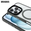 iPhone 16 Pro Uyumlu Anti-Shock MagSafe Özellikli Kenarları Yumuşak Buzlu Mat Fall Silikon Kılıf