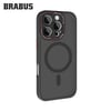 iPhone 16 Pro Uyumlu Anti-Shock MagSafe Kamera Lens Korumalı Buzlu Kenar Yumuşak Sonic Silikon Kılıf