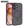 iPhone 16 Uyumlu Anti-Shock MagSafe Kamera Lens Korumalı Buzlu Kenarları Yumuşak Sonic Silikon Kılıf