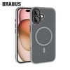 iPhone 16 Uyumlu Anti-Shock MagSafe Kamera Lens Korumalı Buzlu Kenarları Yumuşak Sonic Silikon Kılıf