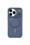 iPhone 17 Pro Max Uyumlu İçi Kadife MagSafe Vegan Deri Kılıf | Nut Serisi
