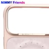 iPhone 17 Pro Max Uyumlu MagSafe Özellikli Taşlı Kolyeli 3D Kedi Nakış İşlemeli Telefon Kılıfı