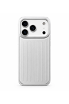 iPhone 17 Pro Uyumlu Tırtık Desenli Sert Mova Kılıf
