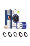 iPhone 18 Pro / 18 Pro Max Uyumlu 9 Mohs Safir Kamera Lens Koruyucu | Orijinal Çekim Kalitesi