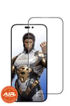 iPhone 18 Pro Max Uyumlu 3D AR Yansıma Önleyici Kavisli Uygulama Aparatlı Ekran Koruyucu Cam