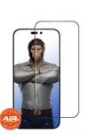 iPhone 18 Pro Max Uyumlu 3D HD Tam Kaplayan Kavisli Ekran Koruyucu Cam ve Kurulum Seti