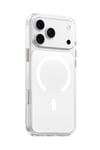 iPhone 18 Pro Max Uyumlu Crystal Şeffaf MagSafe Kılıf (Metal Tuşlu) 6.3 Darbe Emici