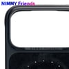 iPhone 18 Pro Max Uyumlu MagSafe 3D Nakışlı Mor Yıldız Kolyeli Kedili Kılıf