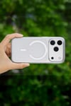iPhone 18 Pro Max Uyumlu Sararmaz Crystal Pro MagSafe Kılıf | Kamera Kontrol ve Metal Tuş Uyumlu