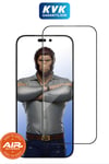 iPhone 18 Pro Uyumlu 3D HD Kavisli Ekran Koruyucu Cam ve Kolay Kurulum Seti