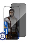 iPhone 18 Pro Uyumlu Full Cover Hayalet Ekran Koruyucu Cam