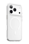 iPhone 18 Pro Uyumlu Sararmaz Crystal Pro MagSafe Kılıf | Kamera Kontrol ve Metal Tuş Uyumlu