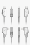 M07 Alüminyum L Uçlu USB-C 240W Yüksek Hızlı Şarj ve Veri Kablosu | 1.2metre 90 Derece
