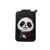 MagSafe Kartlık Stand | 3D Nakışlı Takip Eden Göz Detayı - Siyah Panda - Big Eyes