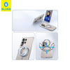 Mr. Gorilla Samsung S25 Plus Uyumlu Şeffaf Kılıf | 360° Dönebilen Stand, MagSafe, Toz Korumalı