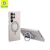 Mr. Gorilla Samsung S25 Plus Uyumlu Şeffaf Kılıf | 360° Dönebilen Stand, MagSafe, Toz Korumalı