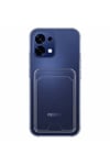 Oppo A6 Pro Uyumlu Kartlık Detaylı Şeffaf Silikon Kılıf | Yuki Serisi