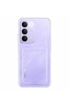Realme C85 Pro Uyumlu Kartlık Detaylı Şeffaf Silikon Kılıf | Yuki Serisi