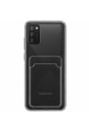 Samsung Galaxy A02S / A03S Uyumlu Kartlık Detaylı Şeffaf Silikon Kılıf | Yuki Serisi