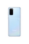 Samsung Galaxy S20 Uyumlu Kartlık Detaylı Şeffaf Silikon Kılıf | Yuki Serisi