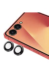 Samsung Galaxy Z Flip 8 Uyumlu 2'li Set Renkli Metal Çerçeveli Kamera Lens Koruyucu Cam