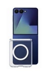 Samsung Galaxy Z Flip 8 Uyumlu B Crystal MagSafe Parmak İzi Bırakmayan Şeffaf Silikon Kılıf