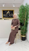 KAHVERENGİ KOL DÜĞMELİ İKİLİ TAKIM