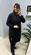SİYAH ARMALI UZUN TUNİK