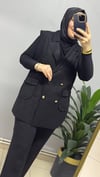 SİYAH BLAZER YELEK