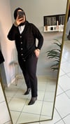 SİYAH KEMERLİ HAVUÇ PANTOLON