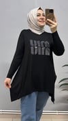 SİYAH MİU TUNİK