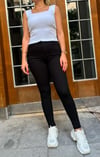 SİYAH TOPARLAYICI JEANS