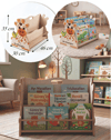 Çocuk Odası İlk Kitaplığım Çift Taraflı Montessori Kitaplık