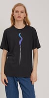 Fırça Desenli Tshirt