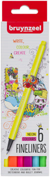 BRUYNZEEL FİNELİNER NEON RENKLER 6 LI
