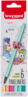BRUYNZEEL FİNELİNER PASTEL RENKLER 6 LI