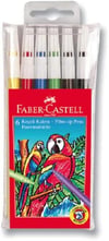FABER CASTELL KEÇELİ KALEM 6 RENK