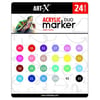 RİCH ART-X ACRYLİC DUO MARKER SET 24 RENK